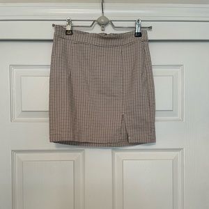 Garage Plaid Mini Skirt Size Small